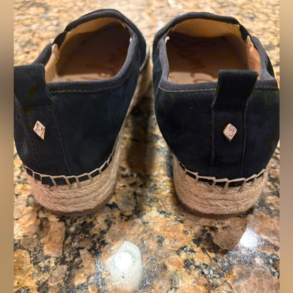 Sam Edelman Women's Carrin Platform Espadrille Slip-On Shoe Black Suede Size: 7M - Picture 11 of 13